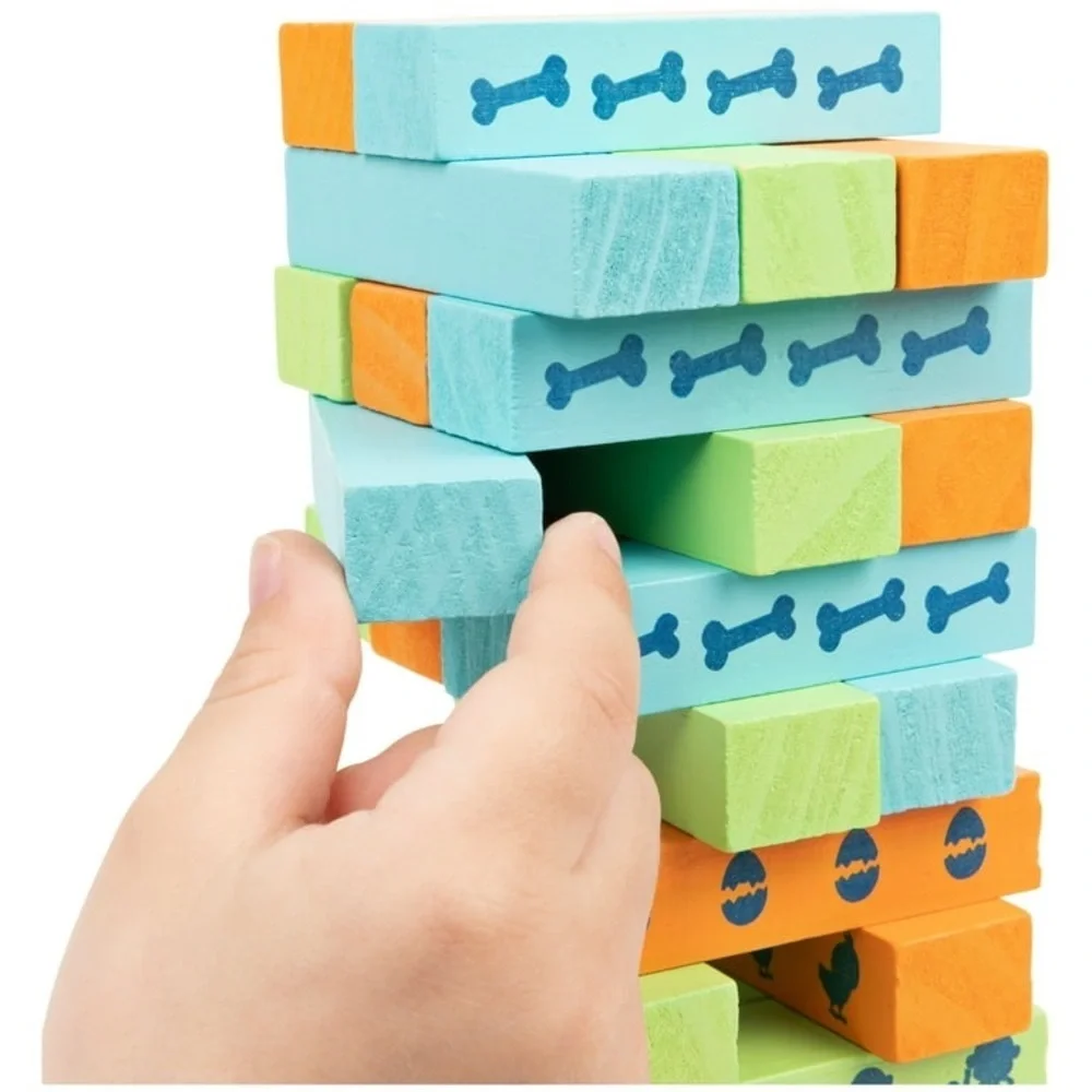 ❤️🆕 SPIN MASTER Games Play Begins Jumbling Tower Game for Families SEALED